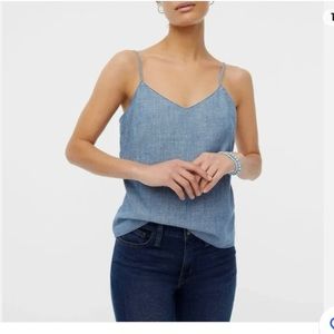 J. Crew chambray blue camisole sleeveless tank